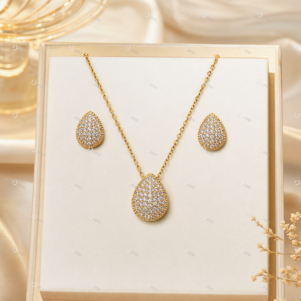 Elegant Necklace & Earrings Set for Women