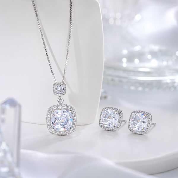 Luxury Crystal Jewelry Set for Women